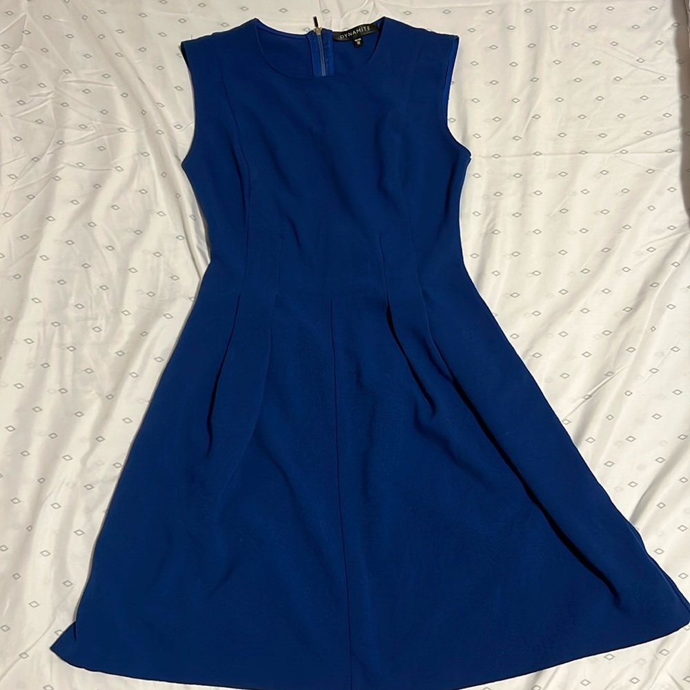 DYNAMITE - Short blue dress